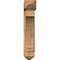 Ekena Millwork Imperial Arts and Crafts Smooth Bracket w/ Offset Brace, Western Red Cedar, 7 1/2"W x 28"D x 40"H BKT0806X28X40IMP03SWR - alternate 2